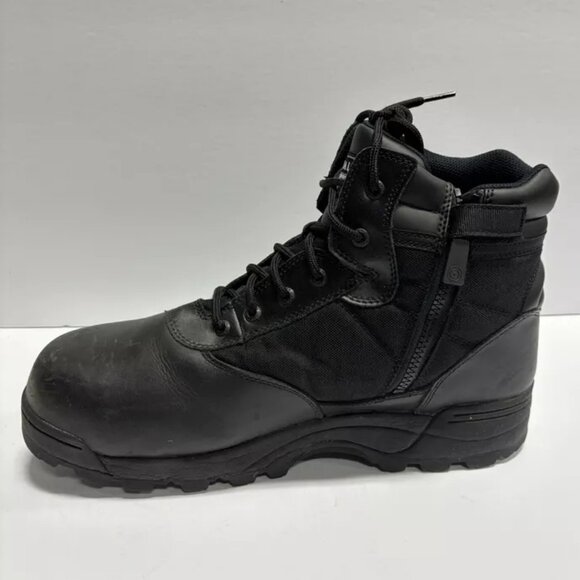 S.W.A.T Men’s Classic 6” Waterproof Black Boots, Size 14 Wide main image 6